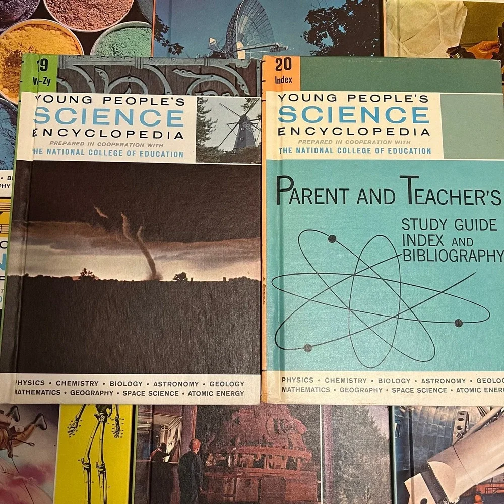 Vintage Young People's Science Encyclopedia 20 Volume Set (x-98)